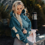 FOXED® STATEMENT HOODIE PETROL