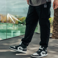 FOXED® CARGO PREMIUM PANTS UNISEX BLACK