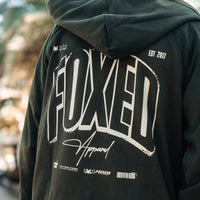 FOXED® INFINITY UNISEX ZIP HOODIE FOREST GREEN