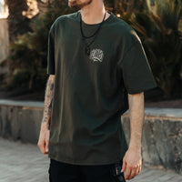 FOXED® INFINITY UNISEX OVERSIZE SHIRT FOREST GREEN