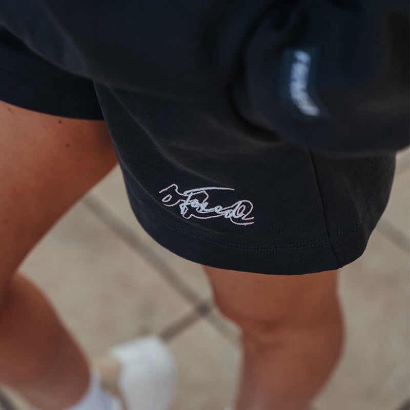 FOXED® OUTLINES SOFT GREY SHORTS