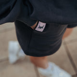 FOXED® OUTLINES SOFT GREY SHORTS