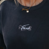 FOXED® OUTLINES SOFT GREY SWEATER