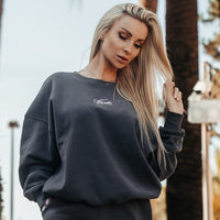 FOXED® OUTLINES SOFT GREY SWEATER