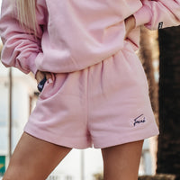 FOXED® OUTLINES COTTON PINK SHORTS