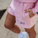 FOXED® OUTLINES COTTON PINK SHORTS