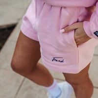 FOXED® OUTLINES COTTON PINK SHORTS
