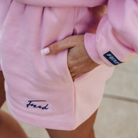 FOXED® OUTLINES COTTON PINK SWEATER