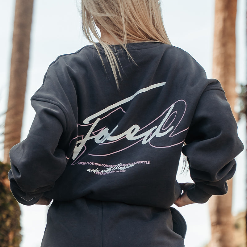 FOXED® OUTLINES SOFT GREY SWEATER