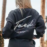 FOXED® OUTLINES SOFT GREY SWEATER