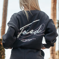 FOXED® OUTLINES SOFT GREY SWEATER