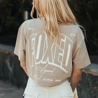 FOXED® INFINITY WOMEN CROPPED T-SHIRT MUSHROOM