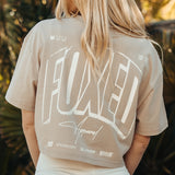 FOXED® INFINITY WOMEN CROPPED T-SHIRT MUSHROOM