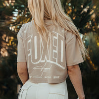 FOXED® INFINITY WOMEN CROPPED T-SHIRT MUSHROOM