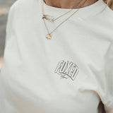 FOXED® INFINITY WOMEN CROPPED T-SHIRT COCONUT MILK