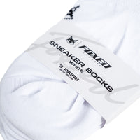 FOXED® ICONIC SNEAKER SOCKS WHITE 3ER-PACK