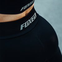 FOXED® OPHELIA RIBBED SEAMLESS SHORTS BLACK