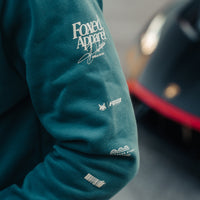 FOXED® DEDICATION PREMIUM UNISEX HOODIE PETROL