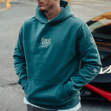 FOXED® DEDICATION PREMIUM UNISEX HOODIE PETROL