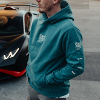 FOXED® DEDICATION PREMIUM UNISEX HOODIE PETROL