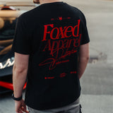 FOXED® DEDICATION REGULAR T-SHIRT UNISEX BLACK/RED