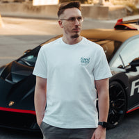 FOXED® DEDICATION REGULAR T-SHIRT UNISEX WHITE/PETROL