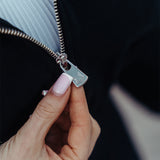 FOXED® DEDICATION CROPPED ZIPPER BLACK/ROSE