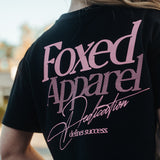 FOXED® DEDICATION CROPPED SHIRT BLACK/ROSE