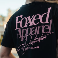FOXED® DEDICATION CROPPED SHIRT BLACK/ROSE