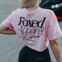 FOXED® DEDICATION CROPPED SHIRT ROSE/BLACK