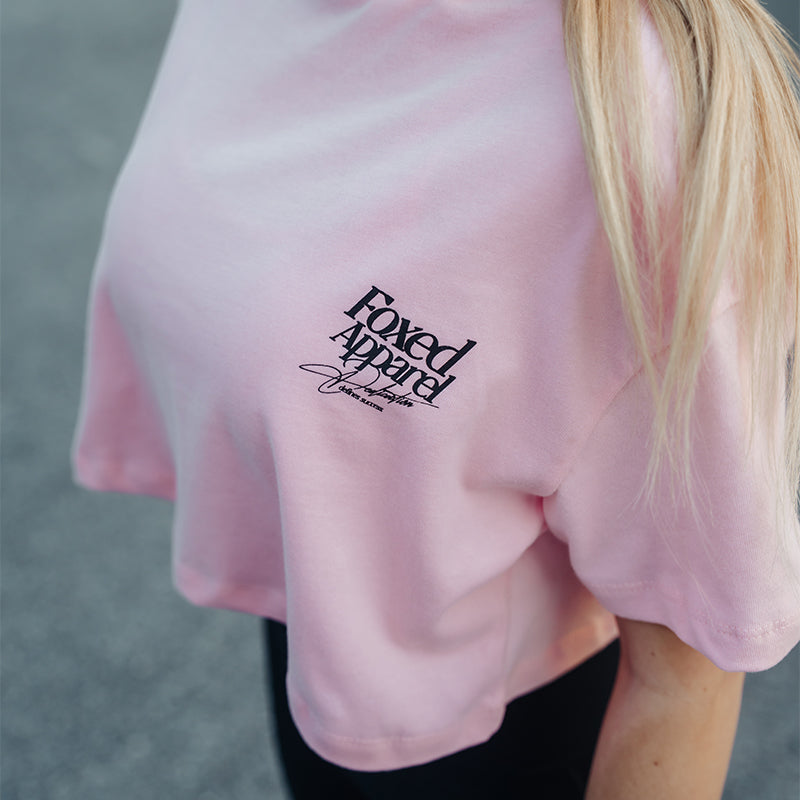 FOXED® DEDICATION CROPPED SHIRT ROSE/BLACK