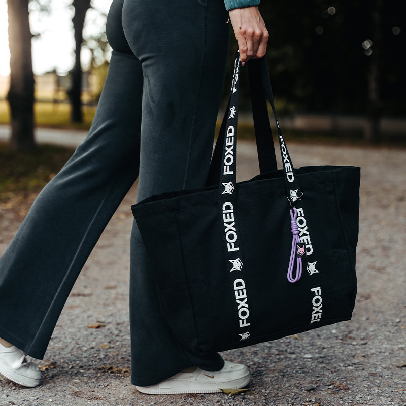 FOXED® TOTE BAG BLACK