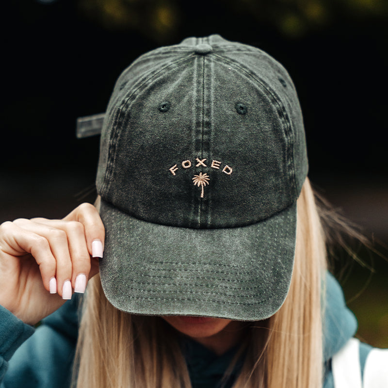 FOXED® STONEWASHED OLIVE BASECAP