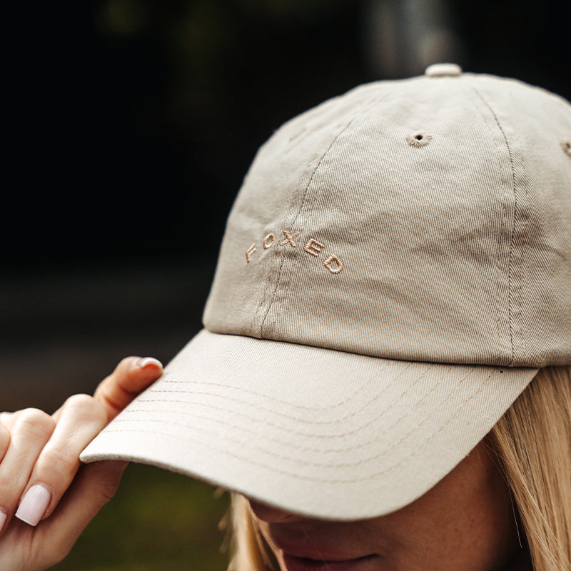 FOXED® STONEWASHED CREME BASECAP
