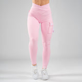 FOXED® CARGO 3-POCKET LEGGINGS MARSHMALLOW