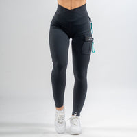 FOXED® CARGO 3-POCKET RAZZLE DAZZLE LEGGINGS MINT