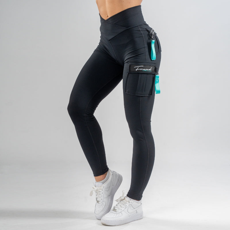 FOXED® CARGO 3-POCKET RAZZLE DAZZLE LEGGINGS MINT