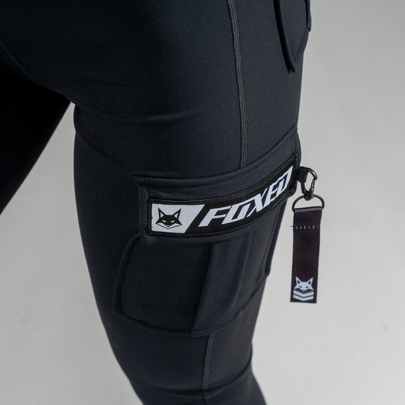 FOXED® CARGO 3-POCKET LEGGINGS WHITE