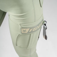 FOXED® CARGO 3-POCKET LEGGINGS KHAKI