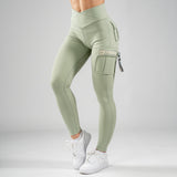 FOXED® CARGO 3-POCKET LEGGINGS KHAKI