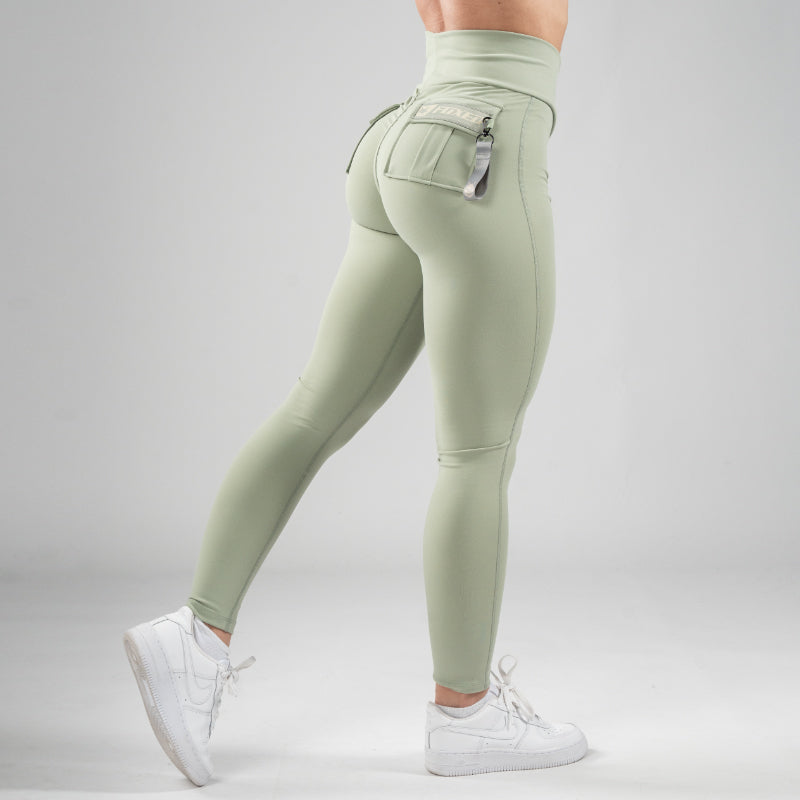 FOXED® CARGO 3-POCKET LEGGINGS KHAKI