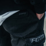 FOXED® CARGO PREMIUM PANTS UNISEX BLACK