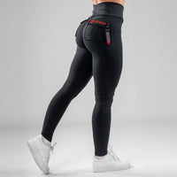 FOXED® CARGO 3-POCKET LEGGINGS RED