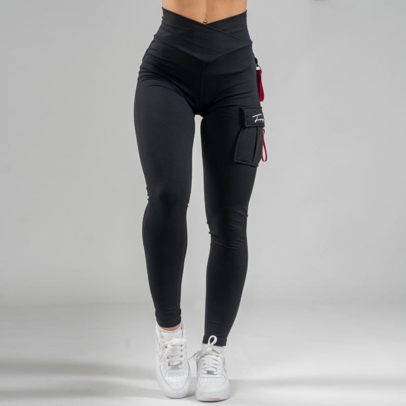 FOXED® CARGO 3-POCKET RAZZLE DAZZLE LEGGINGS PINK