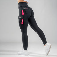 FOXED® CARGO 3-POCKET RAZZLE DAZZLE LEGGINGS PINK