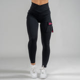 FOXED® CARGO 3-POCKET LEGGINGS PINK