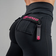 FOXED® CARGO 3-POCKET LEGGINGS PINK
