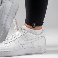 FOXED® LACED RIFFLE HIGHWAIST LEGGINGS BLACK