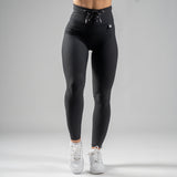 FOXED® LACED RIFFLE HIGHWAIST LEGGINGS BLACK