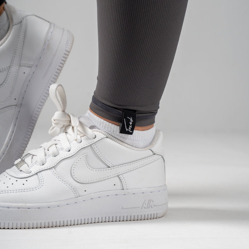 FOXED® LACED RIFFLE HIGHWAIST LEGGINGS ONYX GREY